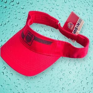 Vintage Deadstock K Swiss Visor Red Y2K 2000